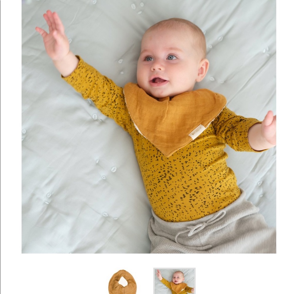 ❌SOLD❌ 100% GOTS certified organic cotton bibs